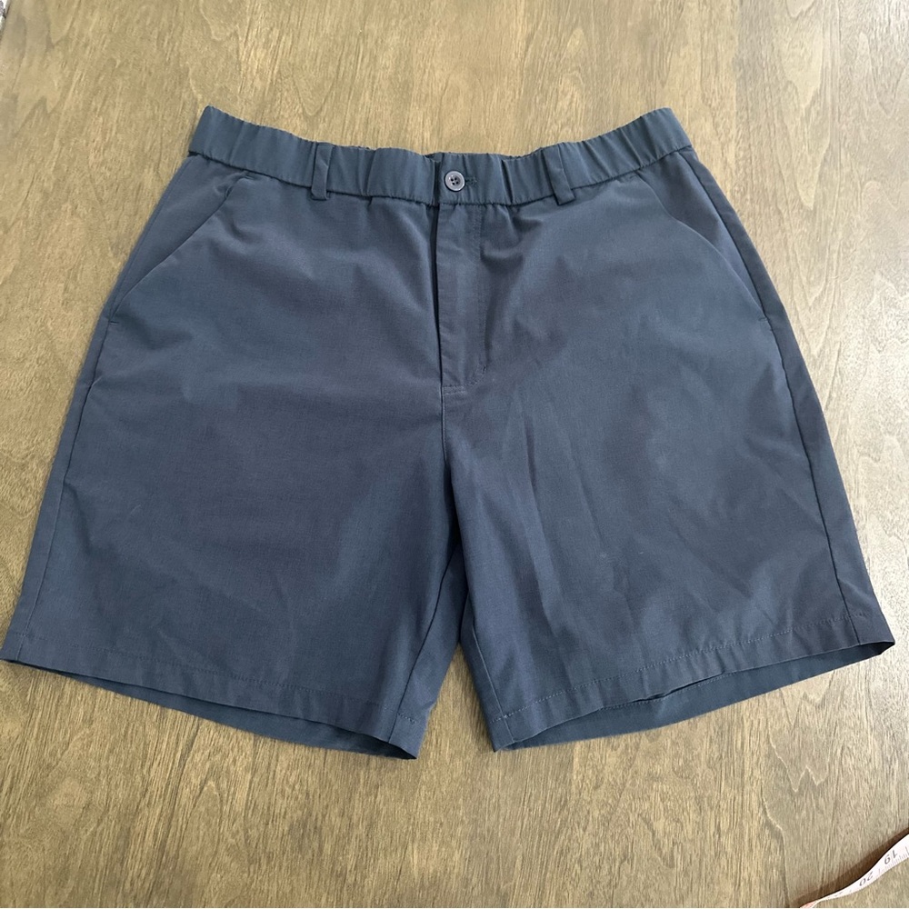 Libin Men’s Navy Golf Shorts Lightweight Quick Dry Water Resistant Size 36